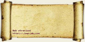 Jovana Kačavenda vizit kartica